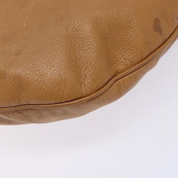 GUCCI Interlocking Shoulder Bag Leather Brown Gold - Picture 11 of 16